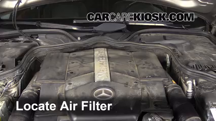 2006 Mercedes-Benz E500 5.0L V8 Air Filter (Engine) Check